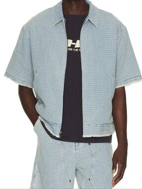 NEW!!! ❤️BUY 2 GET 1 FREE Honor The Gift
Vintage Indigo Zip Front Short Sleeve
